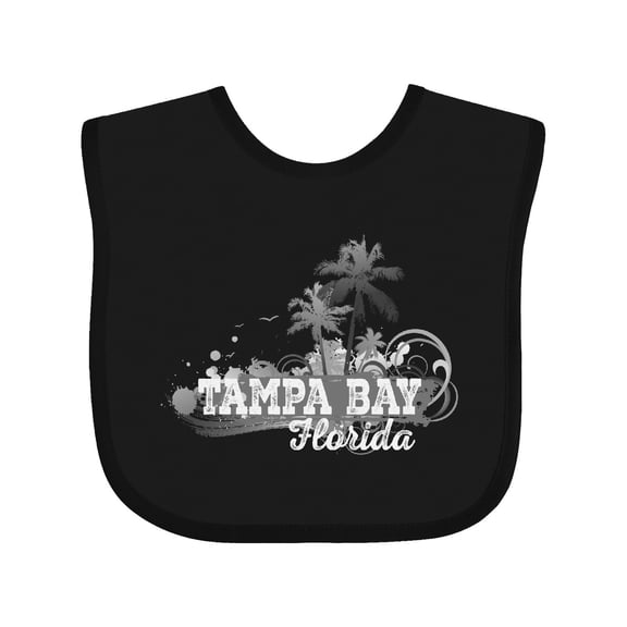 Inktastic Tampa Bay Florida Beach Trip Boys or Girls Baby Bib