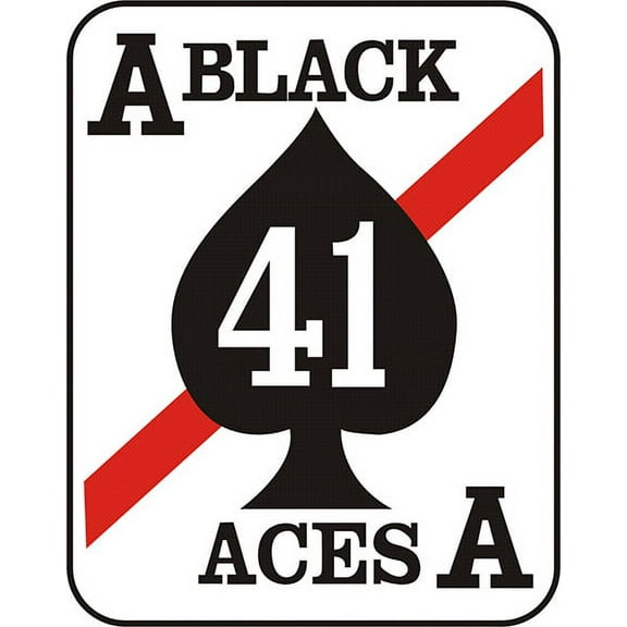 3.8 Inch VF-41 'Black Aces' Patch Decal