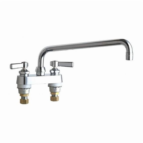 Chicago Faucet Low Arc,Chrome,Chicago Faucets,895 895-L12E73ABCP