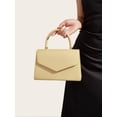 thumbnail image 2 of Women's Elegant Top Handle Handbag, Pebbled PU Leather Satchel Purse, Structured Shoulder Bag for Work, Party & Daily Use, 2 of 6
