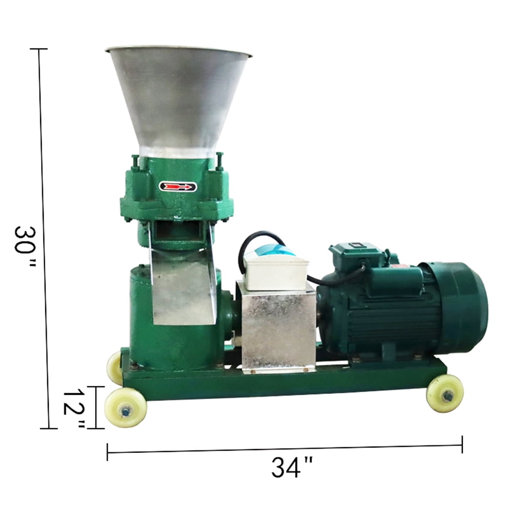 INTSUPERMAI Animal Poultry Feed Pellet Mill Pelletizer Machine 10mm