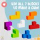 thumbnail image 3 of Juego de rompecabezas 3D Soma Cube ARI MES Montessori Brain Teaser, 3 of 6