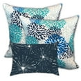 thumbnail image 1 of Joita Coussin Intérieur/extérieur Star - Tissu Polyester Bleu (Lot de 3), 1 of 5