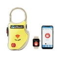 thumbnail image 6 of eGeeTouch TSA Approved Smart Travel Padlock, Dual Access, Yellow, 6 of 8