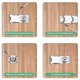 thumbnail image 5 of Cerraduras de hasp con llave de 3.15" de aleación de zinc, pestillo de bloqueo con perilla giratoria con tornillos para armarios/puertas pequeñas/cajones, 5 of 7