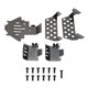 thumbnail image 1 of RC Chassis Armors Set Stainless Steel Chassis Protection Skid Plate for Traxxas Black, 1 of 1