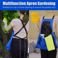 thumbnail image 6 of Gardening Apron with Pockets, Heavy Duty Canvas Harvesting Apron with Bottom Release Pocket and Lined Top Pocket, for Garden Harvesting, Fruit Picking and Outdoor Landscaping Tasks, 6 of 9