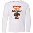 thumbnail image 3 of Inktastic Labrador Chocolate Lab Long Sleeve Youth T-Shirt, 3 of 5