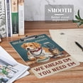 thumbnail image 4 of Fashion Clipboard, Standard A4 Letter Size, 12.5"x9", Wooden Clipboard, Low Profile Clip with Retractable Hanging Tab, Decorative Clipboard, Golden Retriever Biscuits, 4 of 6