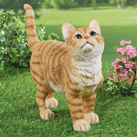 tabby cat statues