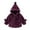 Purple, variant on Fesfesfes Hooded Jackets Toddler Girls Solid Color Thicken Jackets Plush Cute Keep Warm Winter Coat Trench Coat On Sale