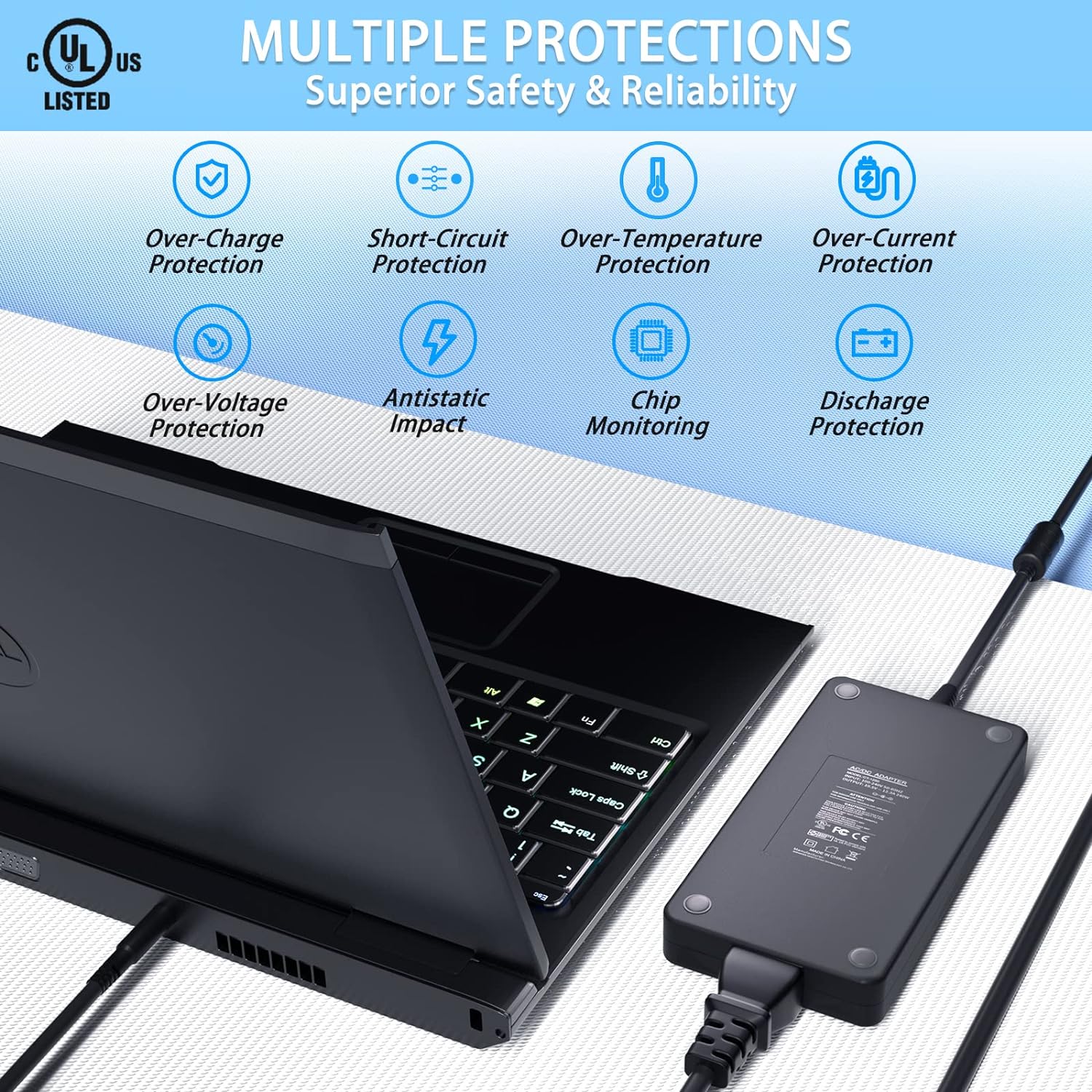 19.5V 12.3A 240W 7.4mm*5.0mm Laptop AC Adapter Charger for Dell Alienware 13 R2 R3 0J211H 17 R2 R3 R5 M17 m15X 0U896K m17 R2 m15 R3 R2-M18X 17 R2 PA9E i7-3920XM R2-M17X M17X R3 R4 M18x-0136 M18x R1
