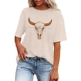 thumbnail image 5 of Basic T Shirts for Women Everyday Casual Loose Fit Summer Short Sleeve, 5 of 6