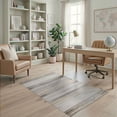 thumbnail image 2 of ODIKA 4'x6' Boho Farmhouse Striped Distressed Geometric Borders Tassel Stripe Washable Area Rug None for Home Office, Under Desk, Non-Slip Chair-Friendly, Flatwoven, 2 of 7