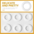 thumbnail image 4 of OUNONA 6Set Plastic Rings for Crafts with Silent Operation Curtain Grommet, 4 of 8