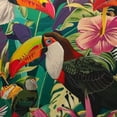 thumbnail image 6 of WYYP Toucans Birds Tropical Scene Round Table Cloth 100% Polyester Fiber with Elastic Edge White, 6 of 8