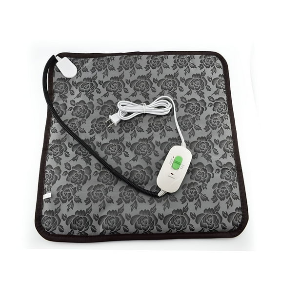 HIBIBUD Pet Heating Pad,Outdoor Heated Dog House Waterproof Heated Cat Bed Indoor Electric Blanket Constant Temperature 18x18inch(Gray) Electric Blanket Waterproof,Adjustable Temperature