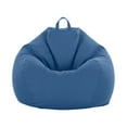 thumbnail image 2 of relayinert Cloth Stylish Beanbag - Fun And Comfortable Addition To Any Room Chair Cover Living Room Puff Sofa Lazy Sofa Chair Bag blue 1Set, 2 of 6