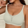 thumbnail image 3 of MEICHEN Trendy Solid Seamless Underwear Jelly Bras for Women Casual Push Up Full Coverage Bralettes Summer Fall Essentials Fashion Clothing, 3 of 7