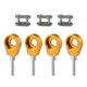 thumbnail image 1 of 4uds 12mm Motocicleta Cadena Ajustador Tensor con 420 Eslabones Amarillo, 1 of 6