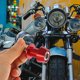 thumbnail image 4 of unbranded 2 Pares Bobinas Para Soporte De Oscilante En Aleación De Aluminio Rojo Para Motocicletas, 4 of 8
