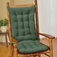Collections Etc Quilted Seat Pad & Back Cushion Set for Rocking Chair
