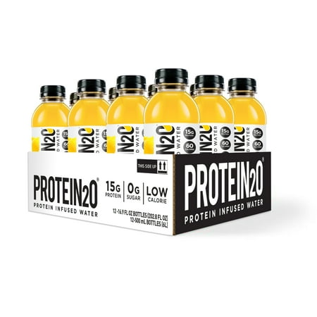 Protein2o Protein Infused Water, Classic Lemonade, 15g Protein, 12