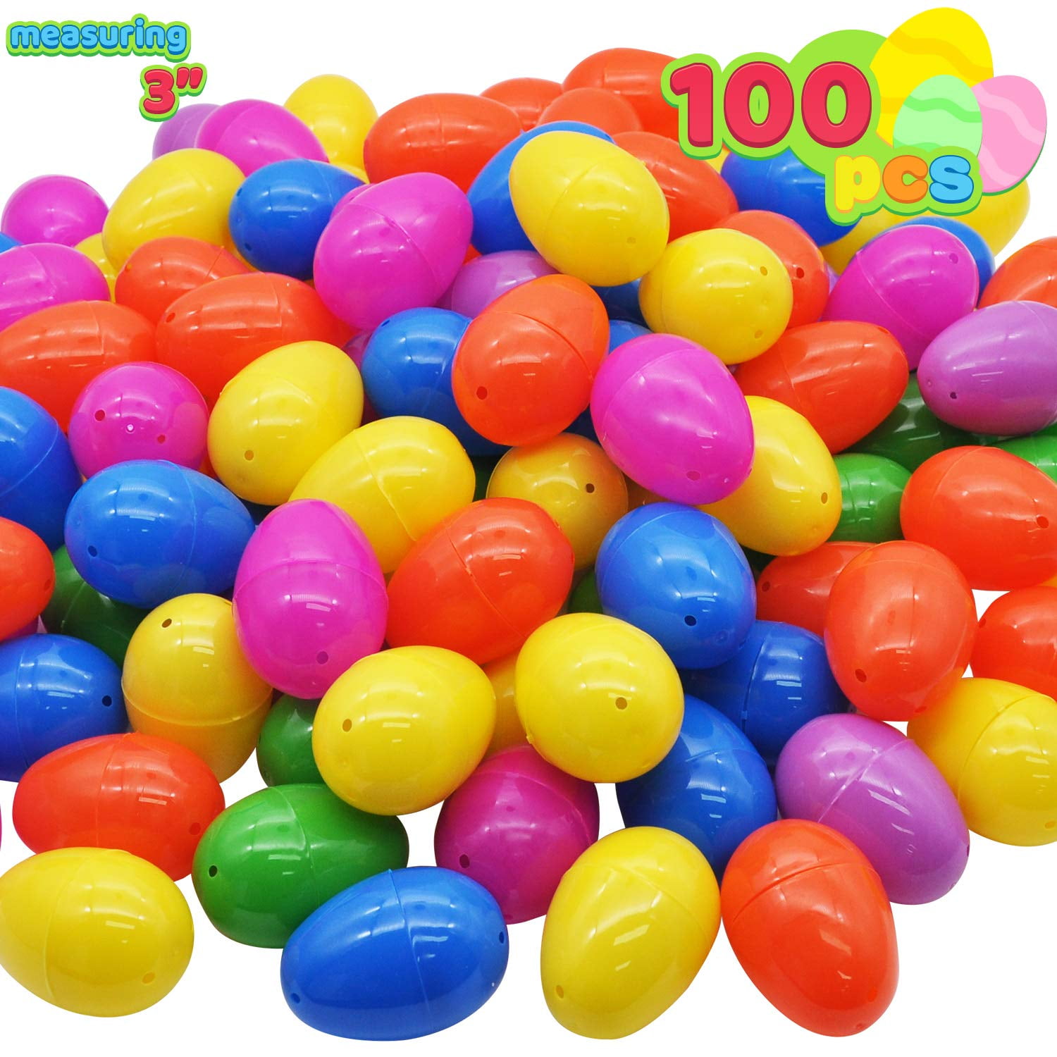 Party Favor Easter Basket Stuffers//Fillers JOYIN 12 Pcs Prefilled Easter Eggs with Space Ship Building Blocks for Easter Eggs Hunt Classroom Prize Supplies