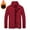 Red, variant on Miluxas Men's Fleece Jackets Full Zip Lightweight Jacket Casual Soft Warm Coats with Pockets