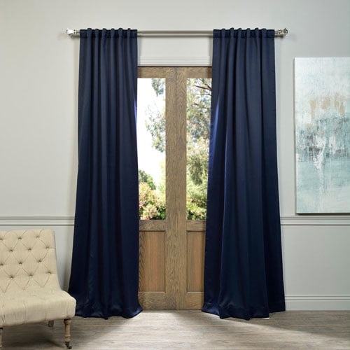Eclipse Navy 50 X 108 Inch Blackout Curtain Pair 2 Panel Com 108 Inch Blackout Curtain Pair, 108 Blackout Curtains