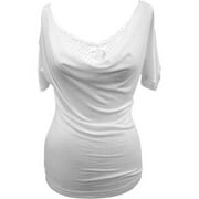 Susie Rose - Juniors Plus Lace Back Top