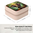 thumbnail image 2 of PRATYUS Elephant Forest Mushrooms Jewelry Box for Rings Necklaces Pink, 2 of 5