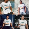 thumbnail image 3 of Greenyef Graphics I Paused My Game to Be Here Video Gamer Gift for Men Teenagers Gaming Funny Graphic T-Shirt Style-48 (White, Medium), 3 of 6