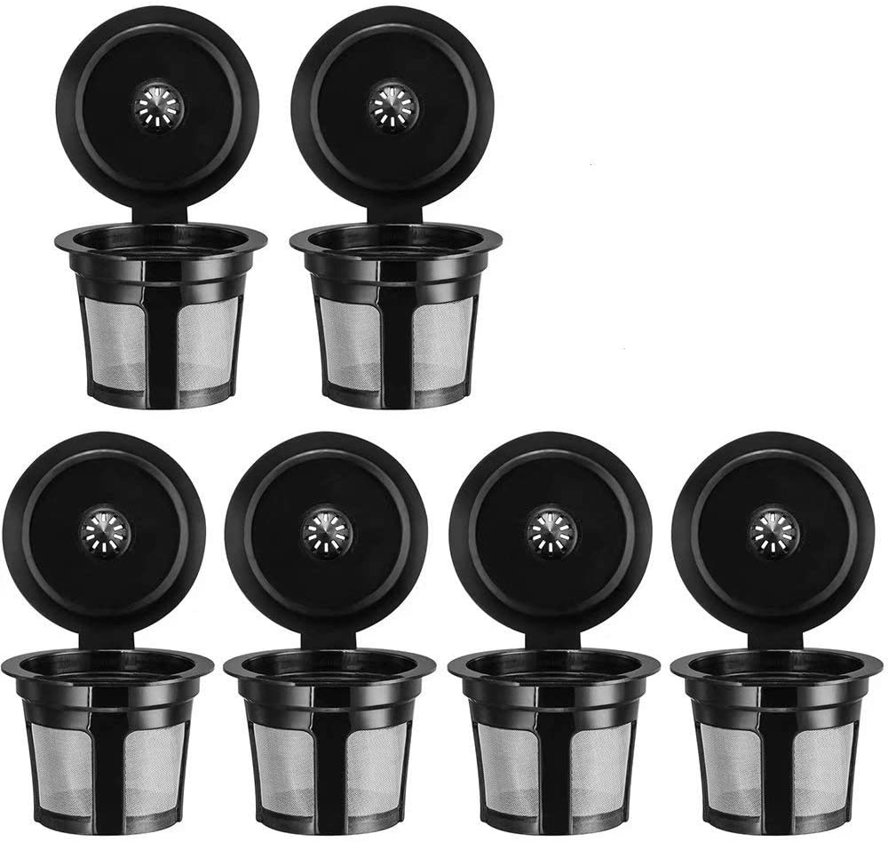 Luxsea 3pcs Coffee Capsules Filter Cup Refillable Reusable Coffee Capsule Pods For Filter Pod