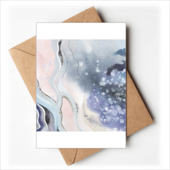 Ink Watercolor Shading Greeting Cards You are Invited Invitations