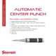 thumbnail image 2 of Punzón central automático Starrett 18C 130 mm de longitud 17 mm, 2 of 8