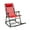 Red, variant on Topcobe Outdoor Zero Gravity Rocker for Lawn, Porch, Backyard, Comfortable, Beige