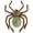 Green, variant on Halloween Rhinestone Spider Brooch Pins for Women Men Gothic Punk Colorful Spider Insect Animals Brooch Pin Halloween Cosplay Party Personalized Accessories Jewelry