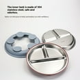 thumbnail image 3 of Maoww Stainless Steel Baby Plate Set With Fork And Spoon type+1, 3 of 6