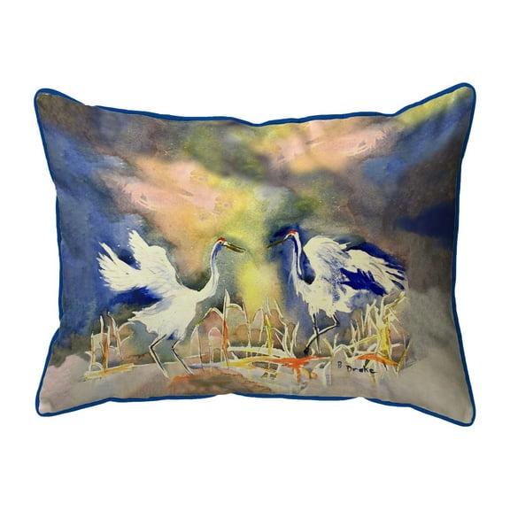 Betsy Drake Interiors Owl in Moon 16x20 Large Indoor/Outdoor Pillow