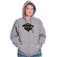 thumbnail image 4 of Funny Graduation I Done Graduated Unisex Fleece Graphic Zip Up Hoodie Brisco Brands 2X, 4 of 5