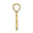 thumbnail image 2 of Diamond2Deal 14K Yellow Gold Block Letter F Initial Pendant for Women, 2 of 6