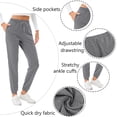 thumbnail image 4 of DODOING Women's Thermal Sports Pants Joggers Maternity Sweats Pants with Pockets Tapered Running Hiking Yoga Pants Athletic Workout Track Pants Outdoor Trousers, 4 of 8