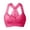 Pink, variant on Women's Bras JIANLAI Full Coverage Wireless Bra Padded Seamless Bralettes Comfortable Basic Everyday Bras Black