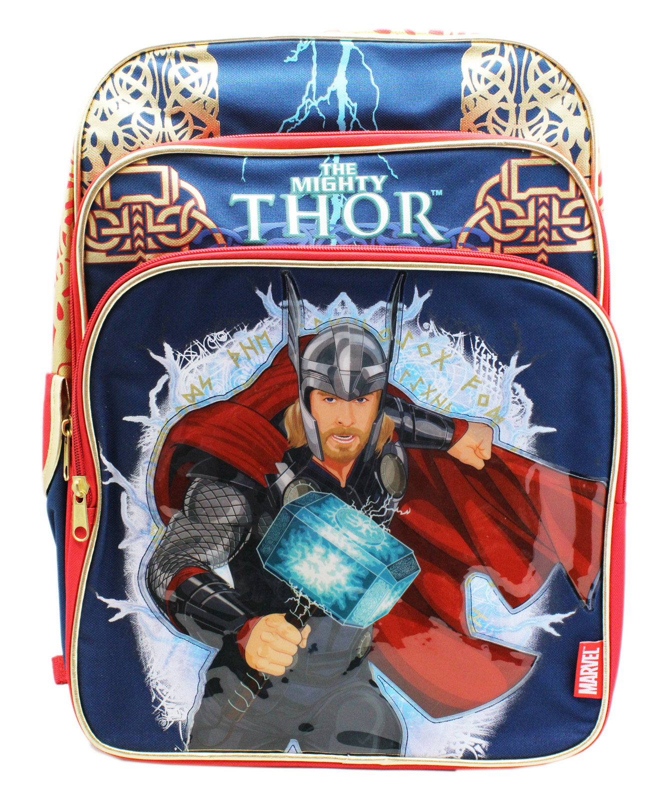 Marvel s The Mighty Thor Full Size Backpack 16in Walmart