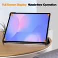 thumbnail image 4 of Allytechgroup Slim Case for Samsung Galaxy Tab S10 FE+ 13.1 Inch 2025 SM-X620 X626B, Trifold Stand Flip Cover Protective Drop Proof Stylish Tablet Case for Galaxy Tab S10 FE+ Plus 5G, Don't Touch, 4 of 9
