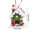 thumbnail image 3 of Christmas Decorations with Light Christmas Tree Hanging Soft Hanging Ornaments 2.87x3.2x2.4”, 3 of 8