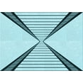 thumbnail image 1 of Ahgly Company Indoor Rectangle Patterned Deep-Sea Green Area Rugs, 6' x 9', 1 of 6