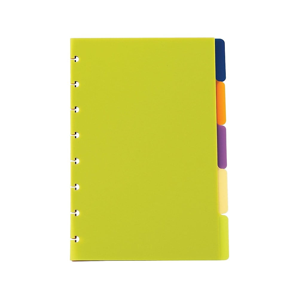 Staples Arc System Tab Dividers Assorted Colors 55/6" x 81/2" 20018