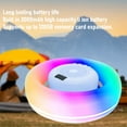 thumbnail image 3 of Shower Speaker, Floating Pool Speaker with RGB Light, IP65 Waterproof Wireless  Speaker, for Bathroom Pool Kayak, Temperature Display, 3 of 7